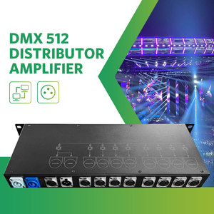 Equipos de controlador de escenario Sailwin, distribuidor de ocho vías, salida de 8 canales DMX 512, divisor de señal - Product Image 3