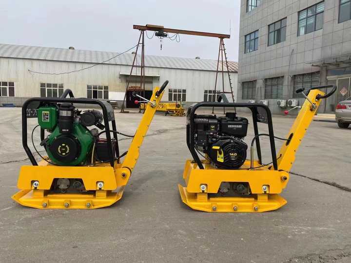 Vibrator Plate Compactor Compacting Machine Handle Plate Compactor Weight 160kg 1000lb High Power Engine Gasoline Compaction