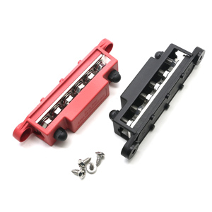 High Quality Marine Electric <strong>Busbar</strong> 4 Stud <strong>3</strong>/8&quot; M10 Post Battery Power Distribution Terminal Block - Product Image 6