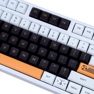 123 tuşları beyaz sanal savaş Keycaps boya süblimasyon XDA profil Keycaps için 61/87/96/104/108 mekanik oyun klavyesi Keycaps - Product Image 3