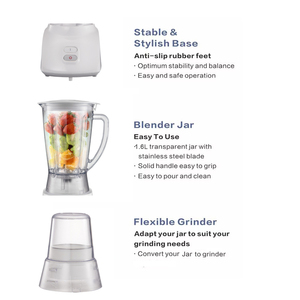 Fabrika fiyat 350W yüzlü mikser 3 in 1 Blender makinesi ile toz değirmeni - Product Image 2