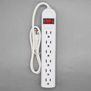 บอร์ดปลั๊กอเมริกัน6แก๊งซ็อกเก็ตต่อขยาย16A มาตรฐานสหรัฐอเมริกา - Product Image 6