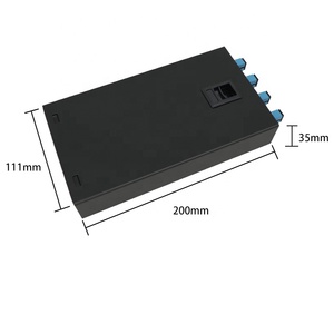 4 puertos 6 puertos 8 puertos Mini ODF escritorio montaje en pared SC/UPC Simplex caja de terminales de fibra óptica Panel de conexión de fibra óptica - Product Image 5