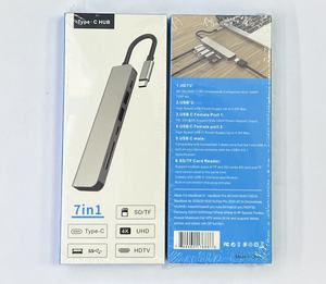 Typ C 8-in-1-Dockingstation Netzwerk anschluss Hub USB Hub Extender HD-Computer-Docking station - Product Image 4