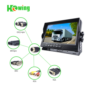 Top Selling 8 Inch 720p AHD Backup Monitor Screen <strong>LCD</strong> <strong>Display</strong> Screen 2CH Rear View <strong>Reverse</strong> <strong>Cameras</strong> for Truck Trailer Lorry Bus - Product Image 4