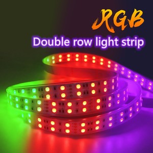 HOT Sale 5050 Double Row Smart RGB <strong>Led</strong> Light Strip with Color Change <strong>120</strong> <strong>LEDS</strong> DC12V Waterproof KTV Atmosphere Light - Product Image 4
