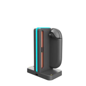 Dok Pengisi Daya Aomiou untuk Konsol Game Switch 2 Pengisian Daya Joystick 4-in-1 dengan Lampu RGB 9 Warna untuk Nintendo Switch 2 - Product Image 4