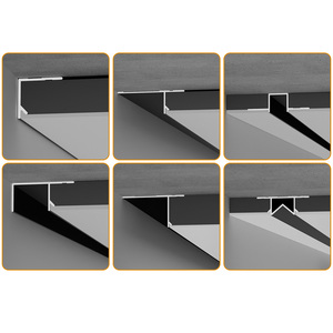 Tavanlar için LED gölge tavan kontur şerit lamba alüminyum profil LED şerit dekoratif şeritler kiremit aksesuarları ürün - Product Image 6