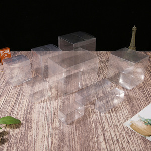 2\&quot; 3\&quot; 4\&quot; <strong>Mini</strong> Square Transparent PVC Container Small Cake Packaging <strong>Box</strong> <strong>PET</strong> Plastic Transparent Cake <strong>Box</strong> - Product Image 3