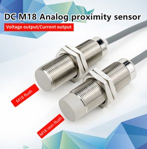 Industrial Equipment <strong>0</strong>-10V M18 Flush Mount <strong>Analog</strong> Voltage <strong>Output</strong> Normally Open Inductive Proximity Switch <strong>Sensors</strong> - Product Image 3