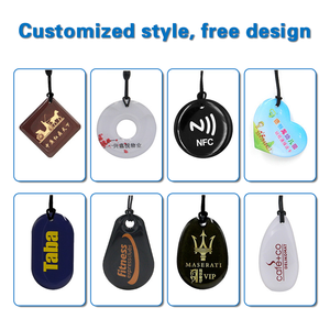 定制小挂件Rfid NFC/RFID环氧钥匙卡可重写水晶胶环氧门禁卡