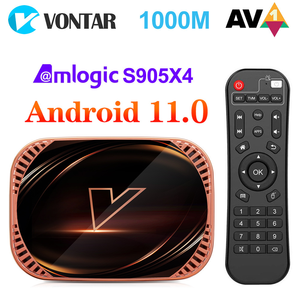 Vontar กล่องทีวี X4สุดยอดกล่องรับสัญญาณแอนดรอยด์ Quad Core 4KHD อัจฉริยะสำหรับเล่นได้รับความนิยมในยุโรปและอเมริกา - Product Image 4