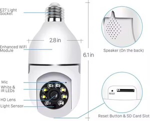 V380proHot กล้องรักษาความปลอดภัยไร้สาย1080P Mini HD mini กล้องเครือข่ายอัจฉริยะพร้อมระบบตรวจจับการเคลื่อนไหวและแจ้งเตือน - Product Image 6