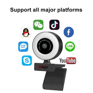 5MP USB Webcam Tự Động Tập Trung Cho Trò Chuyện Phòng Hội Nghị Cuộc Họp Live Streaming Máy Tính Xách Tay Máy Tính Vòng Ánh Sáng USB Máy Ảnh An Ninh - Product Image 5