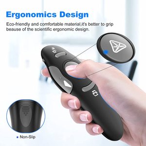 Presentazione Clicker Wireless Presenter Remote, PowerPoint Clicker con puntatore Laser, RF 2.4GHz USB Wireless Presenter Clicker - Product Image 2