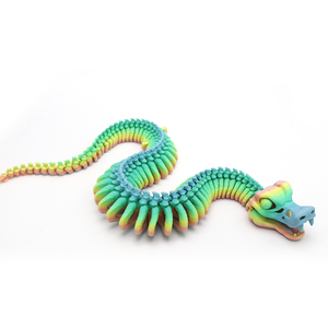 Bức tượng hình con rắn in <span class=keywords><strong>3D</strong></span>, móc khóa sáng tạo và mô hình chuyển động chung động vật - Product Image 6