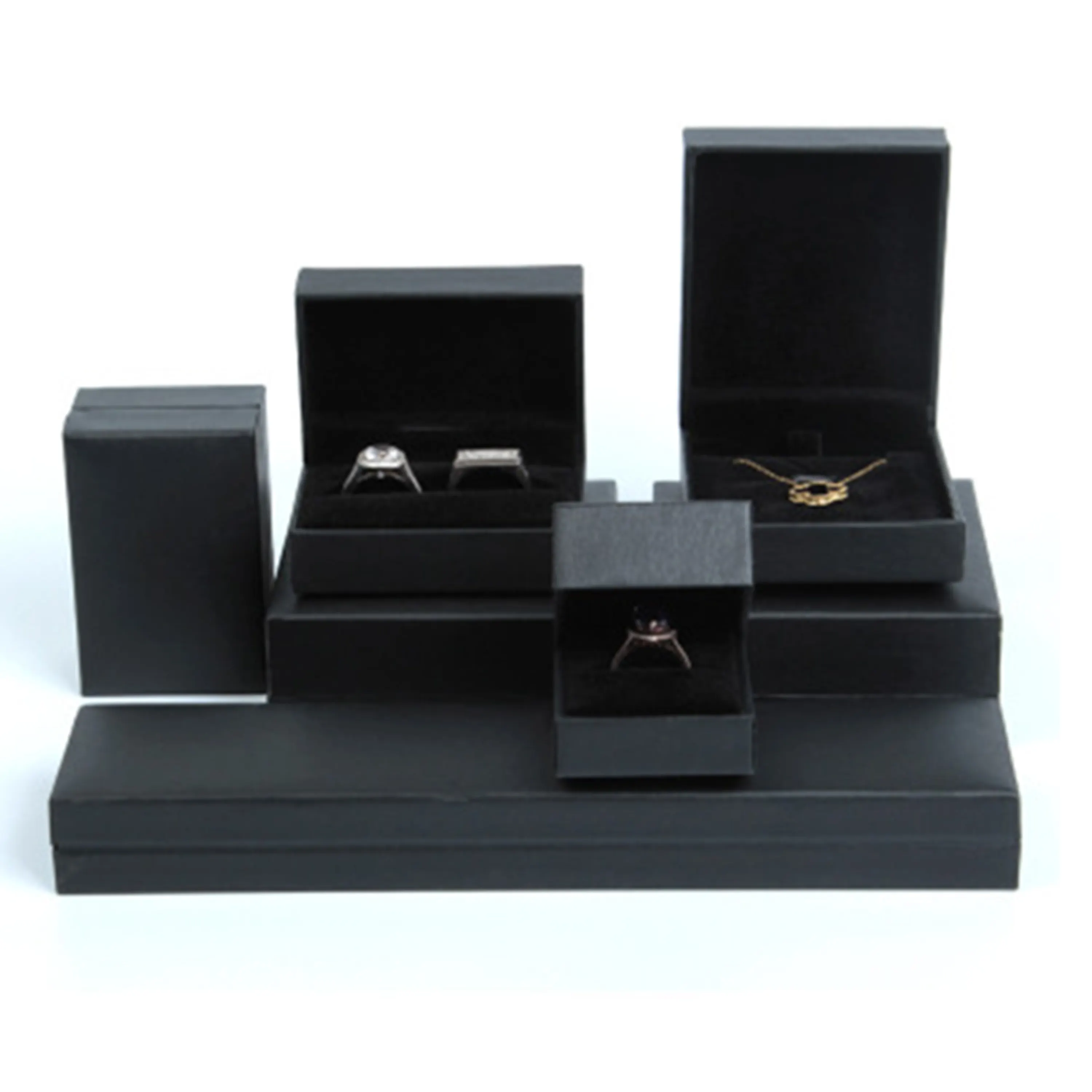 Jewelry Box Ring Pendant Necklace Jewelry Box Bracelet Packaging manufacturers Right Angle Jewelry Box