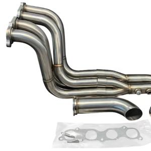 Drag <strong>Header</strong> with Small Pipe for 3&quot; K Series <strong>K20</strong> K24 4-2-1 Tri-Y EK EG Honda Acura - Product Image 1