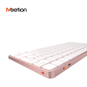 Para Meetion C210 Slim & Mini Wireless Keyboard Mouse Combo Daul Model Recargable Compact Multi-Device para múltiples dispositivos - Product Image 5