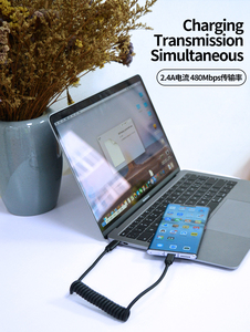 Кабель USB Tvpe C с прочным пружинным дизайном - Product Image 4