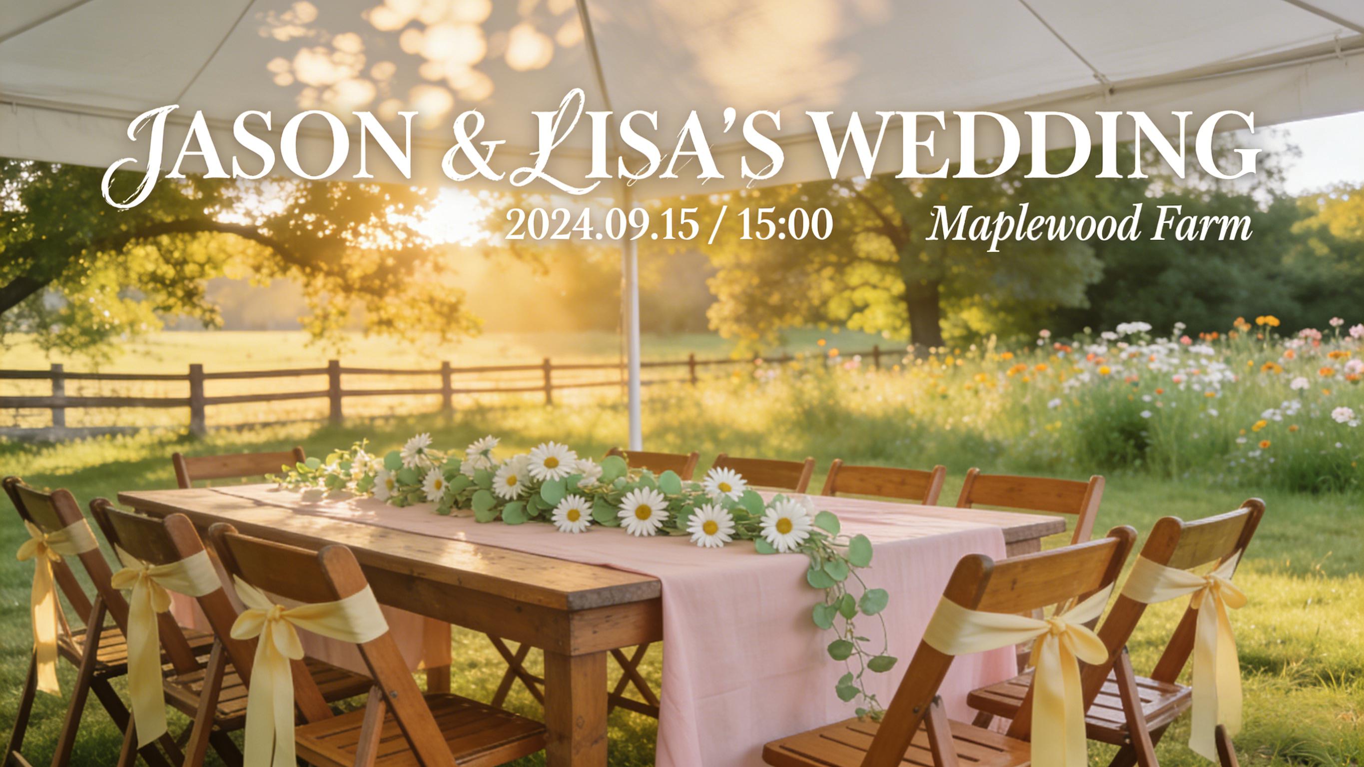 Tente de mariage vert clair Sunny Lawn