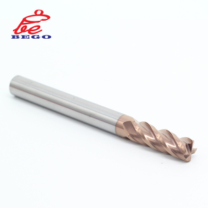 热卖4F转角半径立铣刀刳刨机钻头HRC55硬质合金铣刀数控刀具 - Product Image 3
