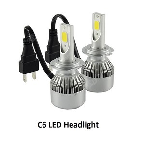 Autodragons <span class=keywords><strong>360</strong></span>度照明氙气HID LED大灯H7 COB led灯升级6500K