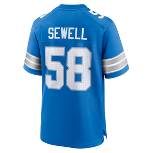 Toptan <span class=keywords><strong>2025</strong></span> erkek üst nefes işlemeli amerikan futbolu formaları boyutları 58 Penei Sewell 87 <span class=keywords><strong>Sam</strong></span> LaPorta prim giymek