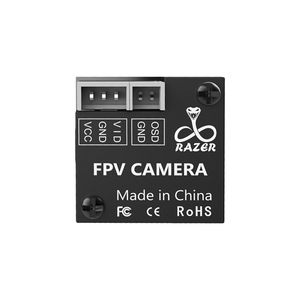 Foxeer Razer迷你V3微型和纳米1200TVL赛车无人机FPV摄像机可切换4:3/16:9塑料材料NTSC/PAL