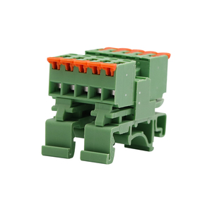 Chinese Factory Screwless Din Rail Mounted <strong>Terminal</strong> <strong>Blocks</strong> 5.08mm Pitch PCB <strong>Spring</strong> <strong>Terminal</strong> <strong>Block</strong> - Product Image 4