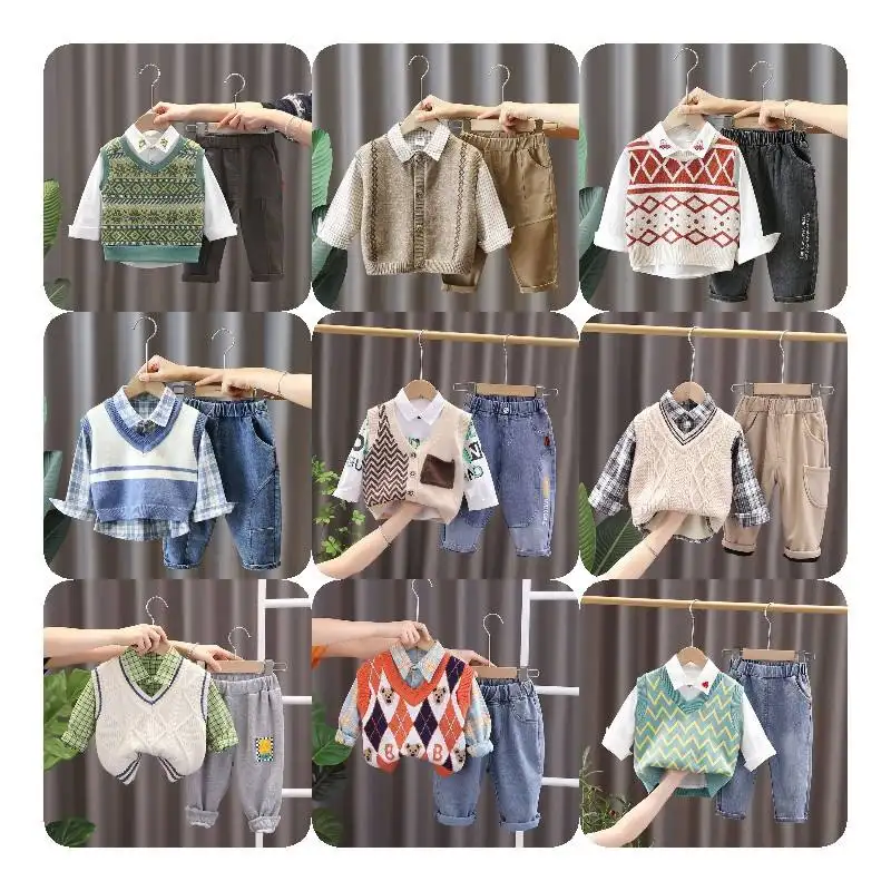 Ropa de bebé niño conjunto de ropa de otoño conjunto de ropa deportiva para niños conjunto de ropa para niños