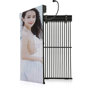 P 3.91 p55 outdoor video mesh/glas/vorhang programmierbare schild transparent vermietung led pixel weichen bildschirm mesh led-anzeige - Product Image 6