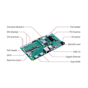Sanlik Raspberry Pi Compute modulo 4 scheda di sviluppo CM4 Core con scheda inferiore IO espansione lampone Pi CM4