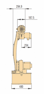 The <strong>System</strong> Stabilizes the <strong>Load</strong> of 12 kg Arm of the Six-axis <strong>Robot</strong> with a Robotic Arm - Product Image 3