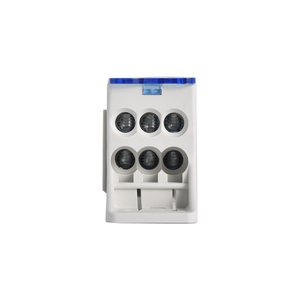 Conector de cable eléctrico de carril Din, tornillo de 125A, fácil fijación, bloques de terminales de distribución montados en riel con CE - Product Image 5