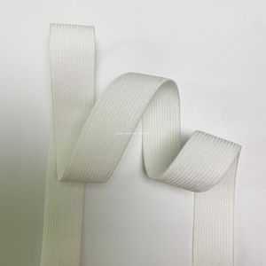 GUANGDONG XINDE Custom 1.5cm <strong>Polyester</strong> Elastic White and Black Knitted Elastic Band Sewn Belt and Trousers Waist