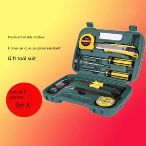 עמיד <span class=keywords><strong>9pc</strong></span> 11pc 12PC בית תיקון כלי תיבת סט חומר פלדת פחמן עם שילוב כלי oem להתאמה אישית