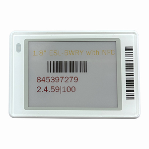 1.8 inç 4 renkli Epaper etiketleri Ble5.0 Esl etiketleri elektronik raf etiket e-mürekkep dijital fiyat etiketi süpermarket perakende çözümü için - Product Image 1