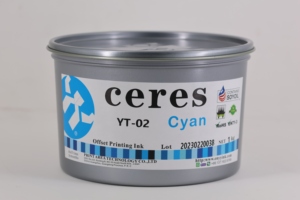 Ceres高亮度片材喂养大豆胶印油墨YT-02用于纸张CMYK洋红色黄色黑色青色 - Product Image 5