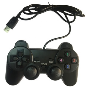 USB con cable Gamepad Stick para PC PSP consola Arcade vibración Joystick juego volante ordenador portátil Joystick controlador
