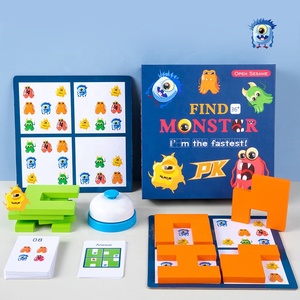新しいスタイルはモンスター対楽しいゲームモンスターを探してゲーム木のパズルおもちゃ親子卓上ゲームを見つける - Product Image 5