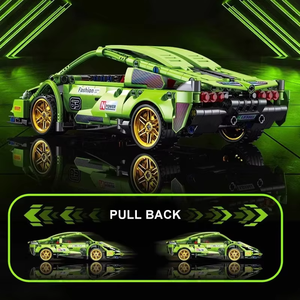 Tùy Chỉnh Trẻ Em Trò Chơi Nhựa Thể Thao Xe Xây Dựng Khối Gạch Bộ Trẻ Em Giáo Dục Đồ Chơi Xe Xây Dựng Khối Xe - Product Image 3