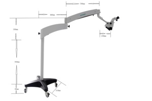 Microscope dentaire Semorr 3000D Zoom 4K Caméra intégrée Source d'alimentation électrique pour équipement endodontique Accessoires de thérapie orale - Product Image 4