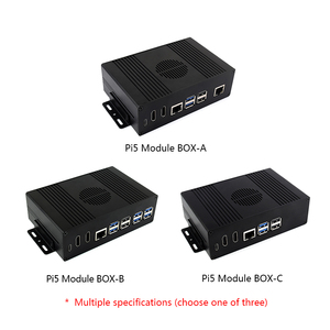 <strong>Mini</strong>-Computer Kit <strong>For</strong> <strong>Raspberry</strong> <strong>Pi</strong> 5 Options <strong>For</strong> Inside PCle Adapter Board Aluminum Alloy Case - Product Image 3