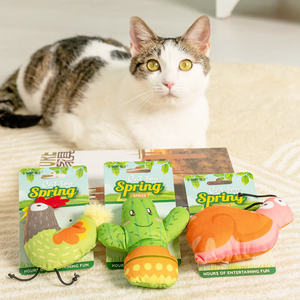 Non-Toxic Cat Toy with Durable Design Forest Series Interactive Plush Pet Toy <strong>Catnip</strong> Toy - Product Image 1