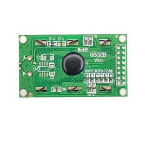 0802 LCD-Modul 8x2 Zeichen Blau/Gelb Bildschirm 0802LCD-Modul 3,3 V / 5V LED LCD-Hintergrund beleuchtung für Arduino Diy Kit