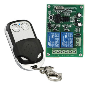 DC 12V 24V RF 433 Drahtloser Sender Empfänger mit Lerncode Metall material