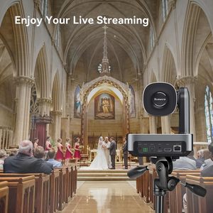 Tutto in uno kit di videoconferenza 3 pz 4k ndi telecamere VL12U e 1 ndi tastiera controller KB200 - Product Image 3