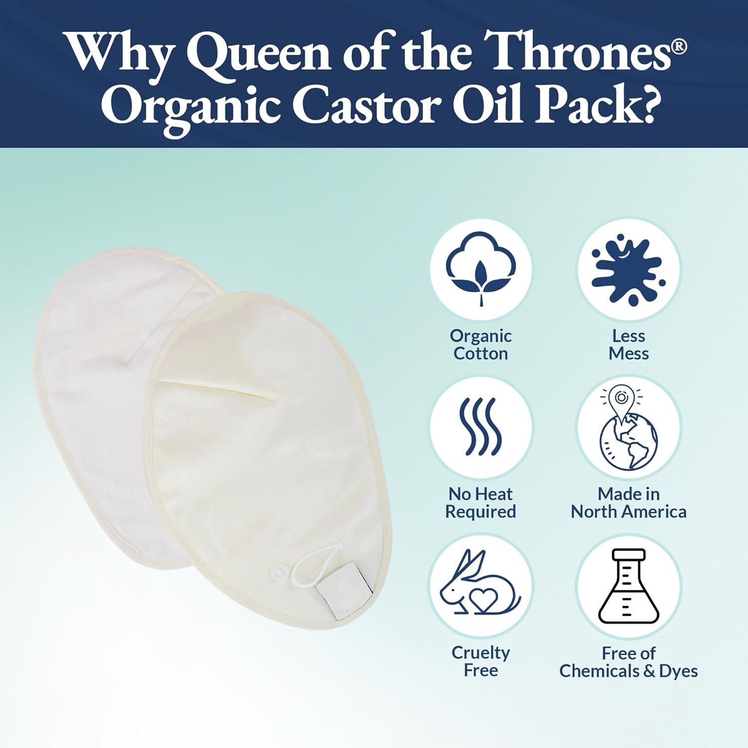 1 pair of white breast pads