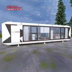 现代预制移动别墅太空舱居家露营临时住房智能紧凑型太空舱房 - Product Image 3
